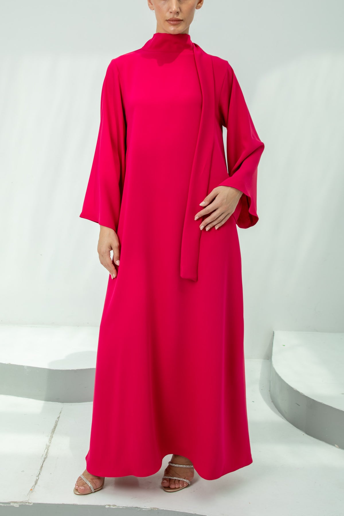 M09 Fuchsia Pink Dress