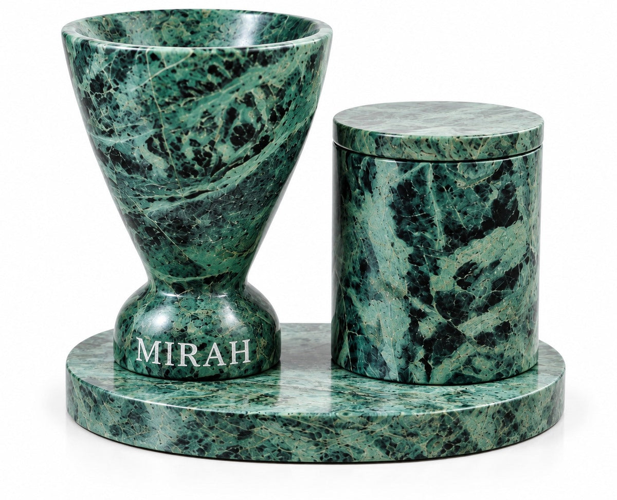 Aqua Marble Bukhoor Burner Set