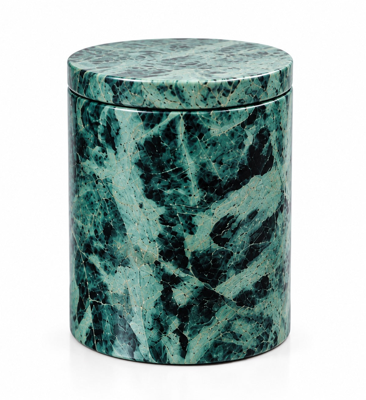 Aqua marble storage jar