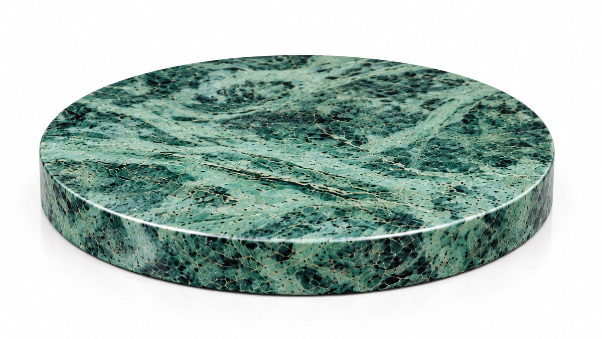 Aqua marble plate