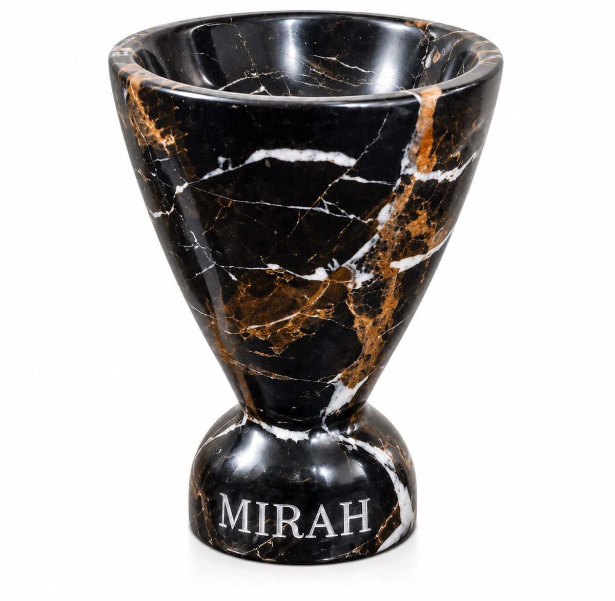Black & Gold Marble Bukhoor Burner