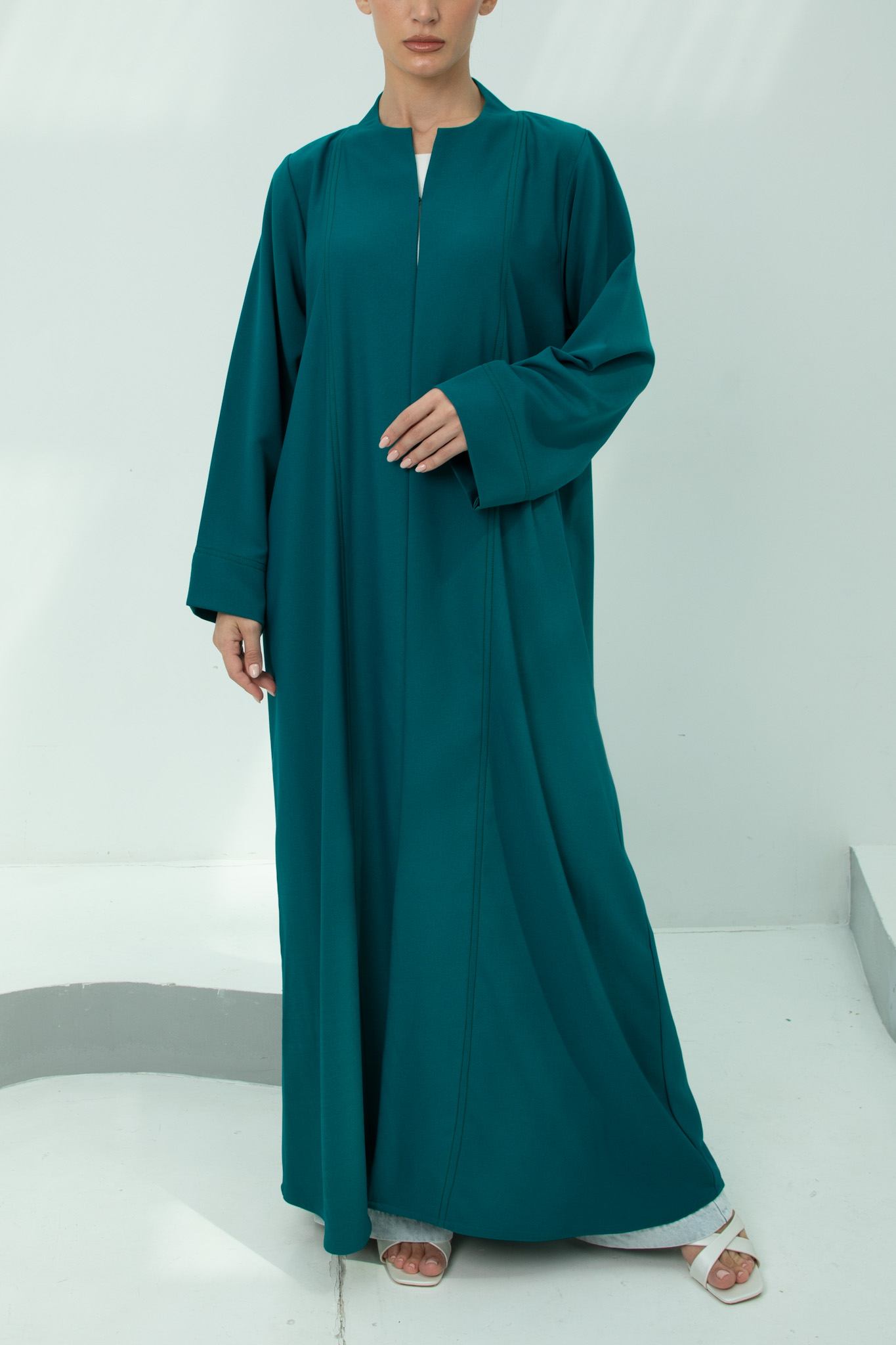 M03 Turquoise Abaya